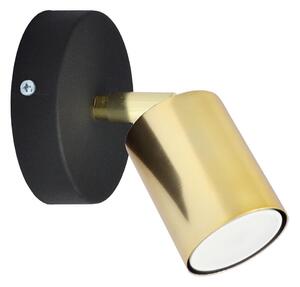 LED Väggspotlight TUNE 1xGU10/4,8W/230V guld/svart