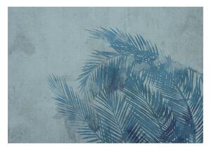 Fototapet - Palm Trees in Blue - 100x70