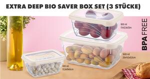 Herzberg 3 delar Extra Deep Bio Saver Box Set Ivory