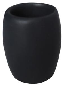 L'Aqua Badrumstillbehör set 5 delar pebble svart keramik