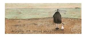 Konsttryck Sam Toft - Enjoying Our Special Place