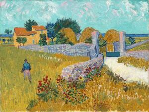 Bildreproduktion Farmouse in Provence (1888), Vincent van Gogh