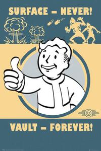 Poster, Affisch Fallout 4 - Vault Forever