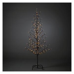 Svart träd 240 LED amber, steady/firefly 150cm