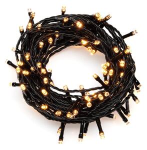 Ljusslinga 120 amber LED svart