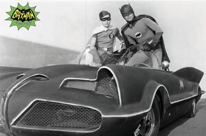Konsttryck Batmobile 1966, (40 x 26.7 cm)
