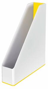 Tidningsställ Leitz Gul Vit A4 polystyren 7,3 x 31,8 x 27,2 cm