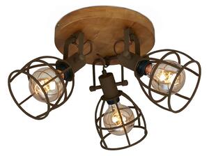 Brilo - Spotlight VINTAGE 3xE27/25W/230V
