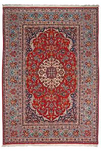 Isfahan silke varp Matta 210x300