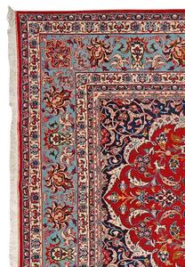 Isfahan silke varp Matta 210x300