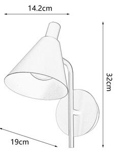 Brilagi - LED vägglampa LUCERA LED/3W/230V röd vinröd