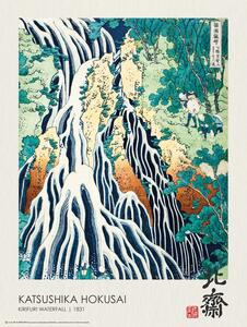 Poster, Affisch Kirifuri Waterfall (1831), Katsushika Hokusai