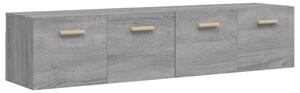 Väggskåp 2 st grå sonoma 80x35x36,5 cm konstruerat trä