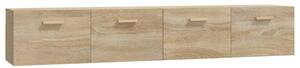 Väggskåp 2 st sonoma-ek 100x36,5x35 cm konstruerat trä
