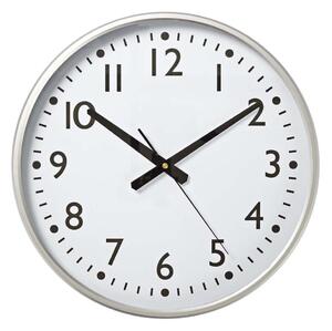 Nedis CLWA016PC38AL - Väggklocka diameter 38 cm 1xAA vit