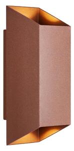 Nordlux - Vägglampa för utomhusbruk NICO 2xGU10/35W/230V IP54 brun