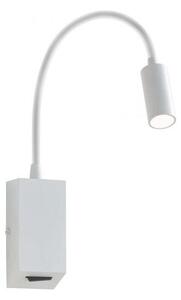 Redo 01-1193 - LED Flexibel liten lampa HELLO LED/3W/230V vit
