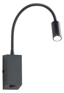 Redo 01-1194 - LED Flexibel liten lampa HELLO LED/3W/230V svart