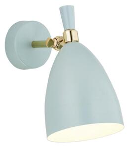 Argon 4700 - Vägglampa CHARLOTTE 1xE27/15W/230V blå /gyllene