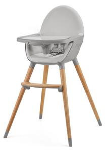 KINDERKRAFT - Matstol för barn FINI2 bok/grå