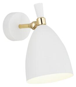 Argon 4699 - Vägglampa CHARLOTTE 1xE27/15W/230V vit /gyllene