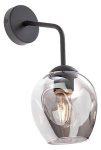 Redo 01-2618 - Vägglampa PIERCE 1xE27/42W/230V svart