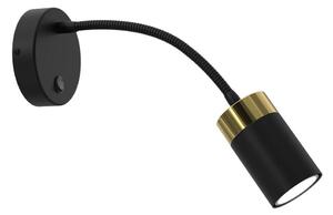 Vägglampa JOKER 1xGU10/8W/230V svart/gyllene