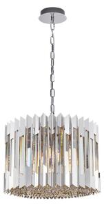 Ljuskrona i kristal med kedja RITZ 7xE14/40W/230V krom