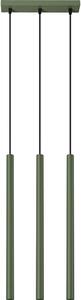 Sollux SL.1520 - Ljuskrona med textilsladd PASTELO 3xG9/8W/230V grön