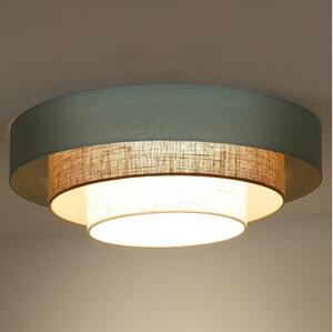 Duolla-LED taklampa LUNETA LED/26W/230V diameter 60 cm 4000K turkos/beige