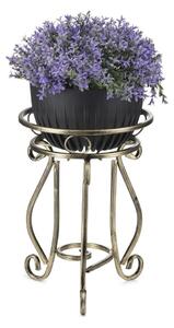 Blomställ 37x29 cm guld