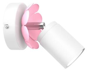 Väggspotlight BLOMMA 1xGU10/8W/230V vit