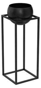 Blomkruka i metall 81,3x29 cm svart