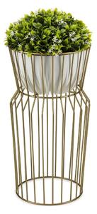 Blomställ 50x26 cm guld