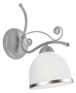 Vägglampa RETRO II 1xE27/60W/230V silver