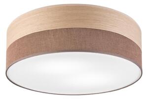 Taklampa SIRJA WOOD 2xE27/15W/230V diameter 45 cm brun/ek