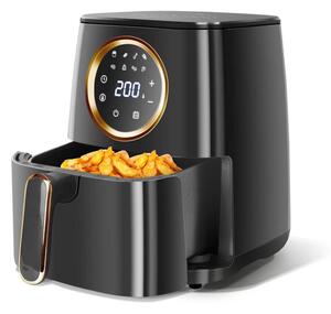 Aigostar - Varmluftsfritös 1400W/230V 4,2l svart