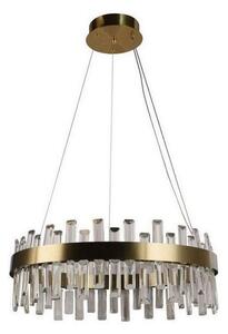 LED Ljusreglerad kristall ljuskrona på snöre LED/80W/230V + fjärrkontroll