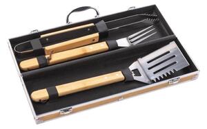 Fieldmann - Grillredskap rostfritt stål med ett fodral 3 delar