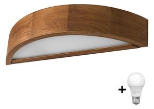 Brilagi - LED väggbelysning CARVALHO 1xE27/60W/230V ek körsbär