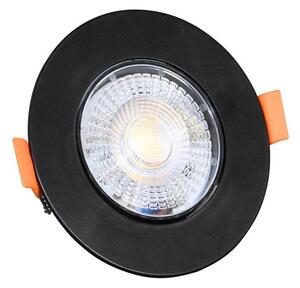 Ecolite LED-YL201/7W/CCT/CR - LED infälld belysning ZITA LED/3/5/7W/230V svart
