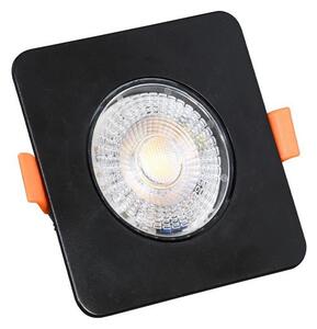 Ecolite LED-YL202/7W/CCT/CR - LED infälld belysning KENT LED/3/5/7W/230V svart