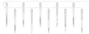 LED utomhus julljusslinga 140xLED/8,6m IP44