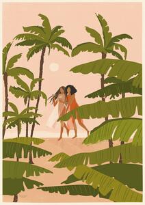 Illustration Tropical Paradise, Andi Bell Art
