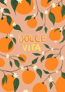 Illustration Dolce Vita a Oranges, Studio Dolci