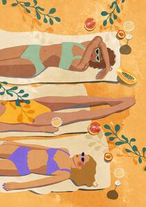 Illustration Summer Girls, Raissa Oltmanns