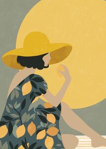 Illustration Lemon n the Sun, Katarzyna Gąsiorowska