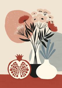 Illustration Pomegranate, Katarzyna Gąsiorowska