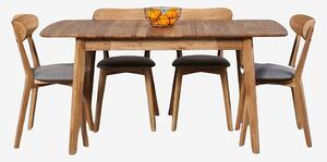 Wood Furniture - Matbord Isku 110-145X70cm, utdragbar, ek - Brun - Matbord - Från Homeroom