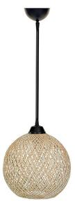 Takkkrona på ett snöre JUTE 1xE27/60W/230V beige
